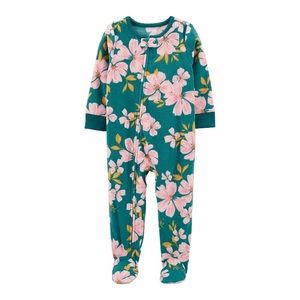 Carter's Toddler Girl Carter's Floral Fleece Footed Pajamas